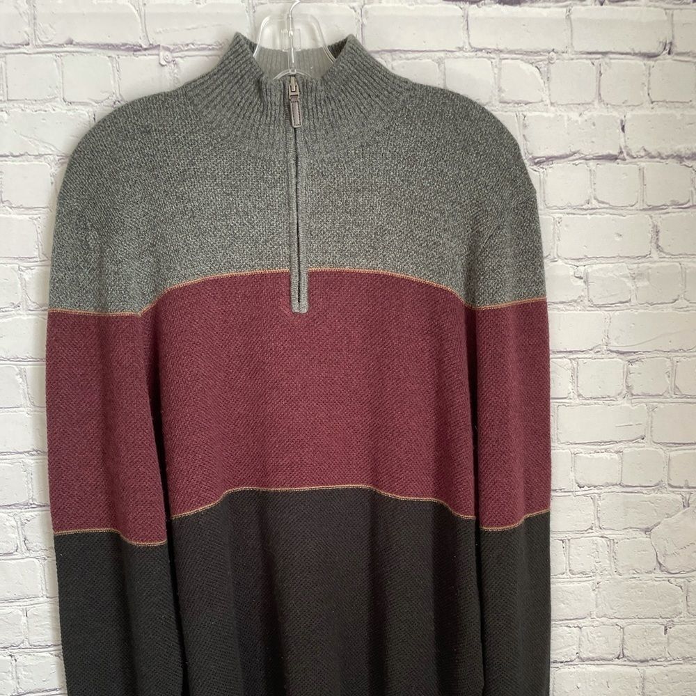 Dockers 1/4 Zip Pullover Lightweight Men M - Picture 2 of 8